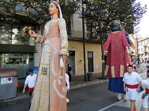 Fires de Girona 2014. La trobada de gegants: la cercavila