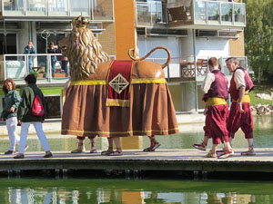 Fires de Girona 2014. La trobada de gegants: la cercavila