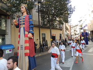 Fires de Girona 2014. La trobada de gegants: la cercavila