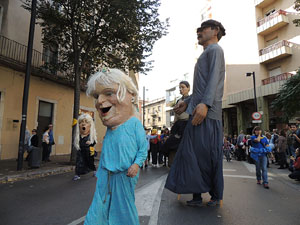 Fires de Girona 2014. La trobada de gegants: la cercavila