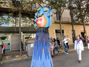 Fires de Girona 2014. La trobada de gegants: la cercavila