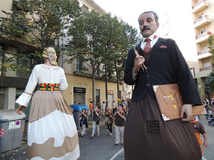 Fires de Girona 2014. La trobada de gegants: la cercavila