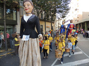 Fires de Girona 2014. La trobada de gegants: la cercavila