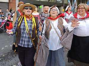 Fires de Girona 2014. La trobada de gegants: la cercavila