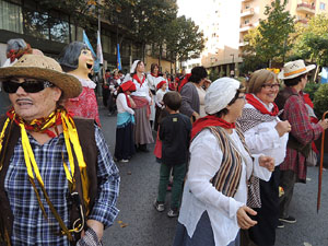 Fires de Girona 2014. La trobada de gegants: la cercavila