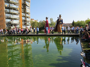 Fires de Girona 2014. La trobada de gegants: la cercavila