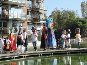 Fires de Girona 2014. La trobada de gegants: la cercavila