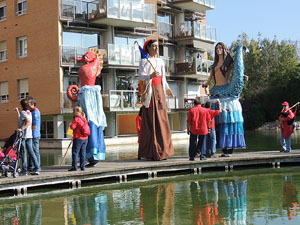 Fires de Girona 2014. La trobada de gegants: la cercavila
