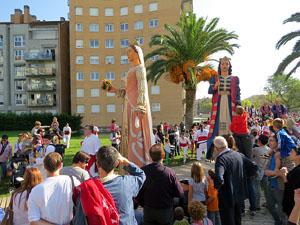Fires de Girona 2014. La trobada de gegants: la cercavila