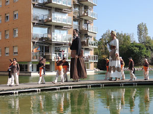 Fires de Girona 2014. La trobada de gegants: la cercavila