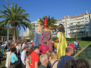 Fires de Girona 2014. La trobada de gegants: la cercavila