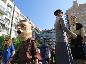 Fires de Girona 2014. La trobada de gegants: la cercavila
