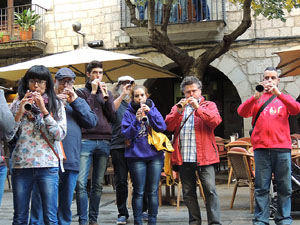 Fires de Girona 2014. Les matinades, a c&agrave;rrec de Fal&middot;lera Gironina