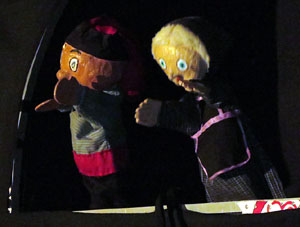 Fires de Girona 2014. Presentaci&oacute; de la Mula Baba amb la Girona Marxing Band