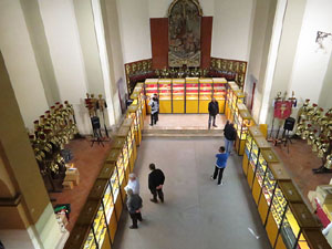 Fires de Girona 2014. Exposició Soldat de Plom a l'església de Sant Lluc