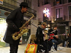 Nadal 2014 a Girona. Encesa de les llums de Hanukkà