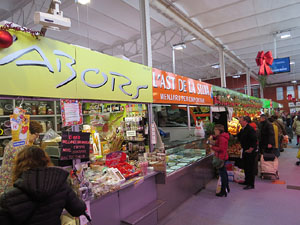 Nadal 2014 a Girona. La decoració nadalenca del Mercat del Lleó
