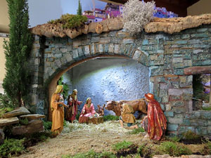 Nadal 2014 a Girona. El pessebre de l'Ajuntament
