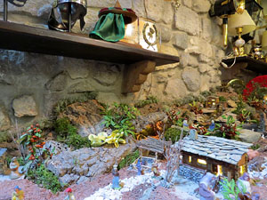 Nadal 2014 a Girona. Pessebres a les botigues