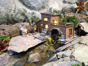 Nadal 2014 a Girona. Pessebres a les botigues