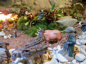 Nadal 2014 a Girona. Pessebres a les botigues