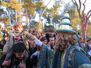 La Cavalcada de Reis 2015. El campament reial als Jardins de la Muralla