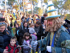 La Cavalcada de Reis 2015. El campament reial als Jardins de la Muralla