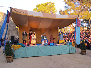 La Cavalcada de Reis 2015. El campament reial als Jardins de la Muralla