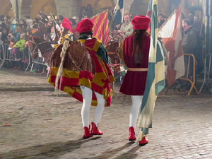 La Cavalcada de Reis 2015. Arribada a la plaça del Vi i rebuda de l'alcalde