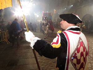 La Cavalcada de Reis 2015. Arribada a la plaça del Vi i rebuda de l'alcalde