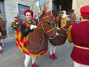 La Cavalcada de Reis 2015. La precavalcada pels carrers de Girona