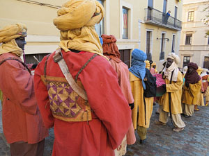 La Cavalcada de Reis 2015. La precavalcada pels carrers de Girona