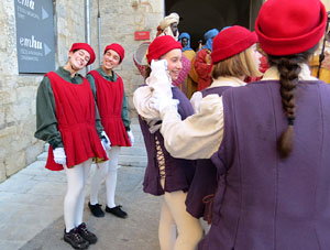 La Cavalcada de Reis 2015. La precavalcada pels carrers de Girona