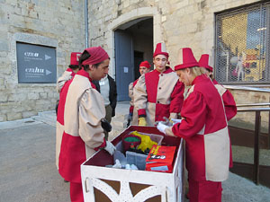 La Cavalcada de Reis 2015. La precavalcada pels carrers de Girona