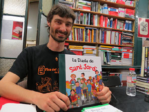 Sant Jordi 2015 a la Llibreria Geli. Signatures de llibres