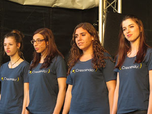 Festival A Capella 2015. In Crescendo a la pla&ccedil;a de la Independ&egrave;ncia