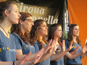 Festival A Capella 2015. In Crescendo a la pla&ccedil;a de la Independ&egrave;ncia