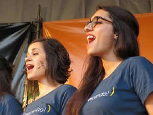 Festival A Capella 2015. In Crescendo a la pla&ccedil;a de la Independ&egrave;ncia