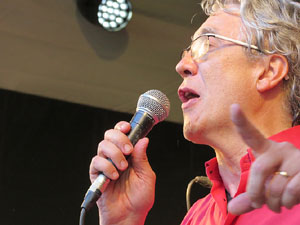 Festival A Capella 2015. Gospelians de Girona a la pla&ccedil;a de la Independ&egrave;ncia