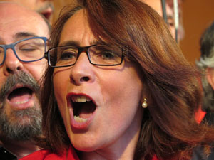 Festival A Capella 2015. Gospelians de Girona a la pla&ccedil;a de la Independ&egrave;ncia