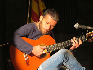 Diada Nacional 2015. Concert a les escales de la Catedral