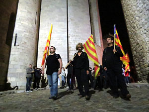 Diada Nacional 2015. IX Marxa de Torxes de Girona