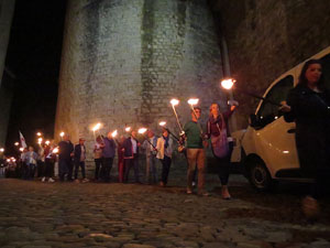 Diada Nacional 2015. IX Marxa de Torxes de Girona