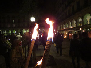 Diada Nacional 2015. IX Marxa de Torxes de Girona