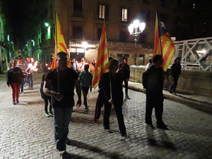Diada Nacional 2015. IX Marxa de Torxes de Girona
