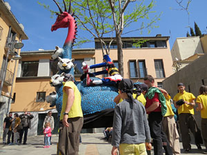 Festes de Primavera de Girona 2015. Cercavila amb el Tarlà