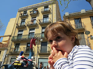 Festes de Primavera de Girona 2015. Cercavila amb el Tarlà