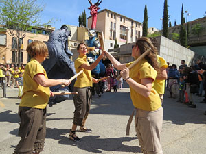 Festes de Primavera de Girona 2015. Cercavila amb el Tarl&agrave;