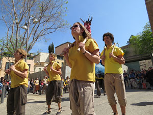 Festes de Primavera de Girona 2015. Cercavila amb el Tarl&agrave;