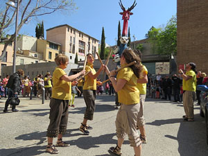 Festes de Primavera de Girona 2015. Cercavila amb el Tarl&agrave;